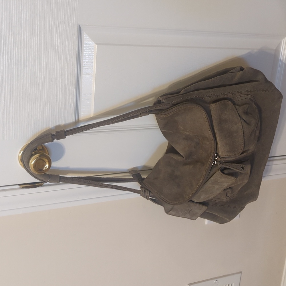 Zara suede handbag
